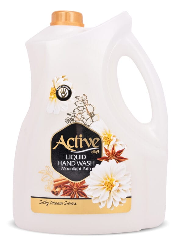 ACTIVE Жидкое мыло 3750мл.с соевым белком и витамином E "Лунный свет", White