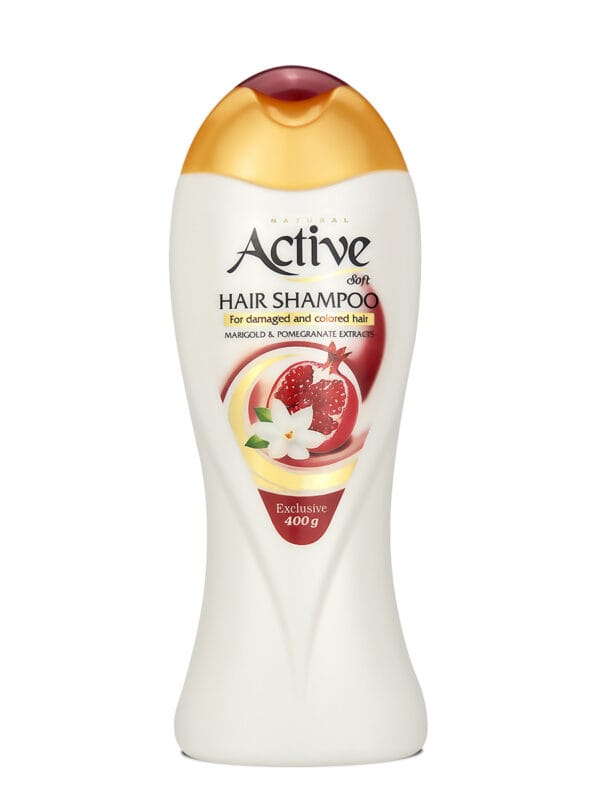 ACTIVE Шампунь для окрашенных волос "Экстракт граната и календулы" NATURAL, 400 мл