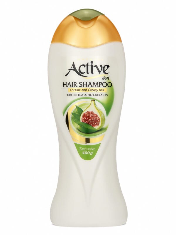 ACTIVE Шампунь для объема волос "Зеленый чай и инжир" NATURAL, 400мл
