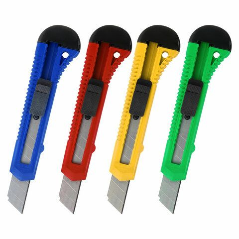 Нож канцелярский 18 мм STAFF