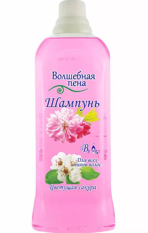 Волшебная Пена 1л. шамп.Цветущая Сакура (12шт)