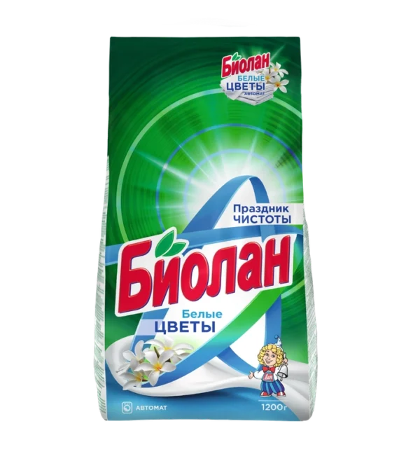 Биолан ст.порошок 1,2кг автомат белые цветы