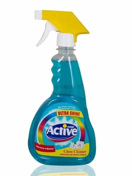 ACTIVE Средство для мытья стекол, окон и зеркал "Альпийские горы", 500 мл(12)