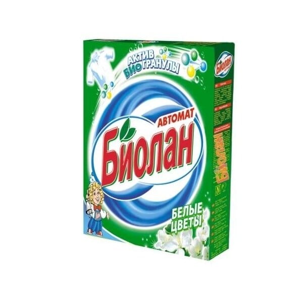 Биолан ст.порошок 350гр автомат для белых вещей(24)