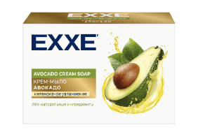 EXXE Косметическое крем-мыло "Авокадо" 90г (кор)