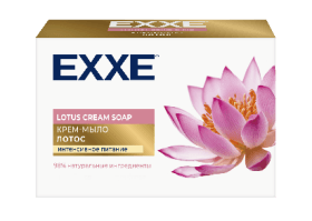 EXXE Косметическое крем-мыло "Лотос" 90г (кор)