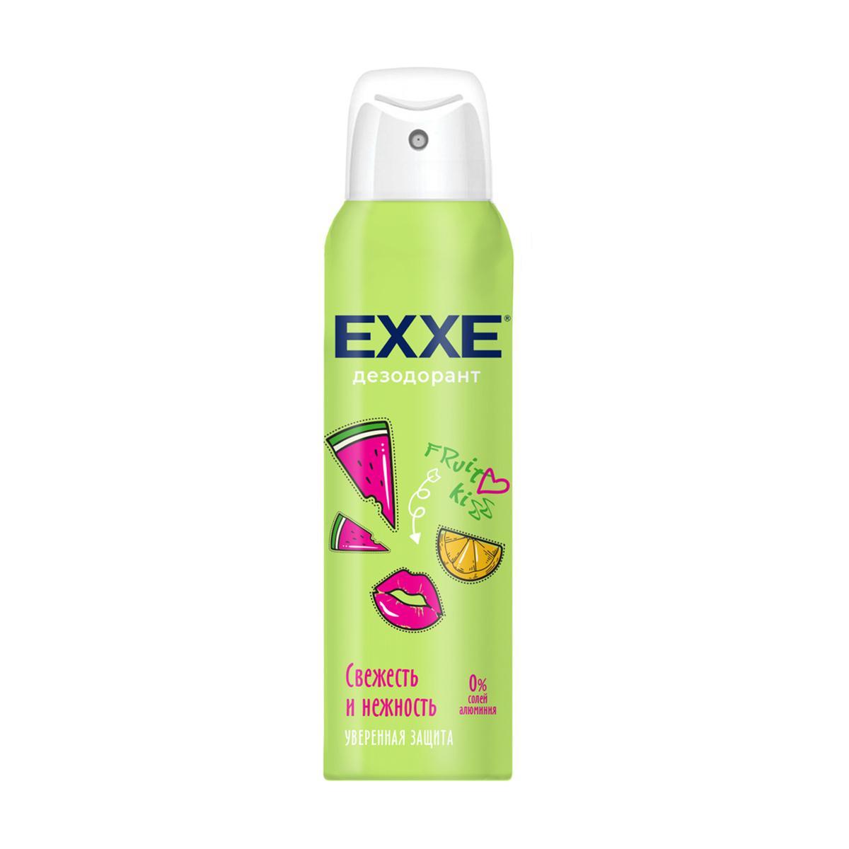 EXXE женский дезодорант Свежесть и нежность Fruit kiss, 200 мл